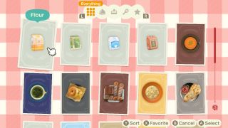 Cooking recipes in Animal Crossing: New Horizons