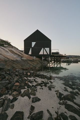 Norwegian cabin in Stokkøya exterior