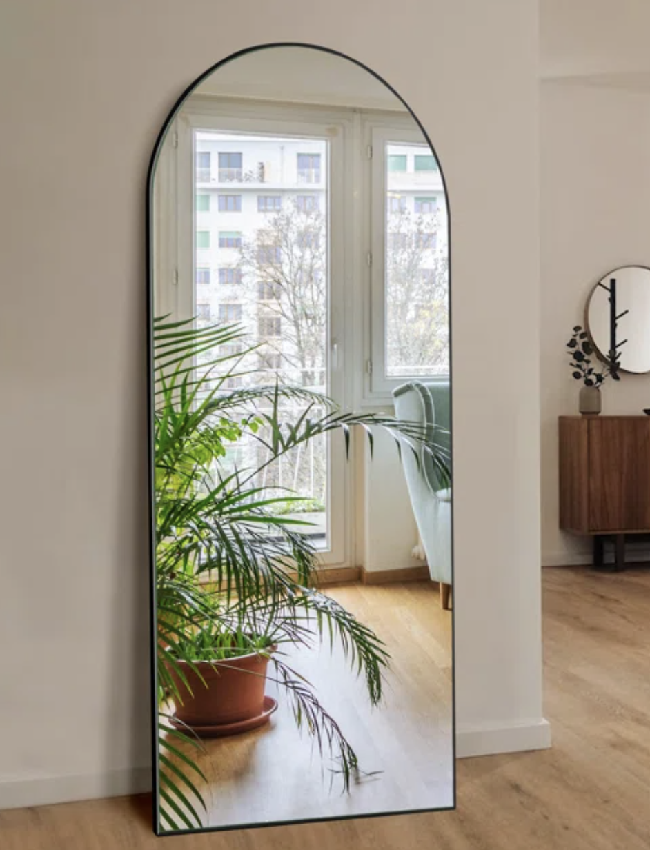 arched full length mirror