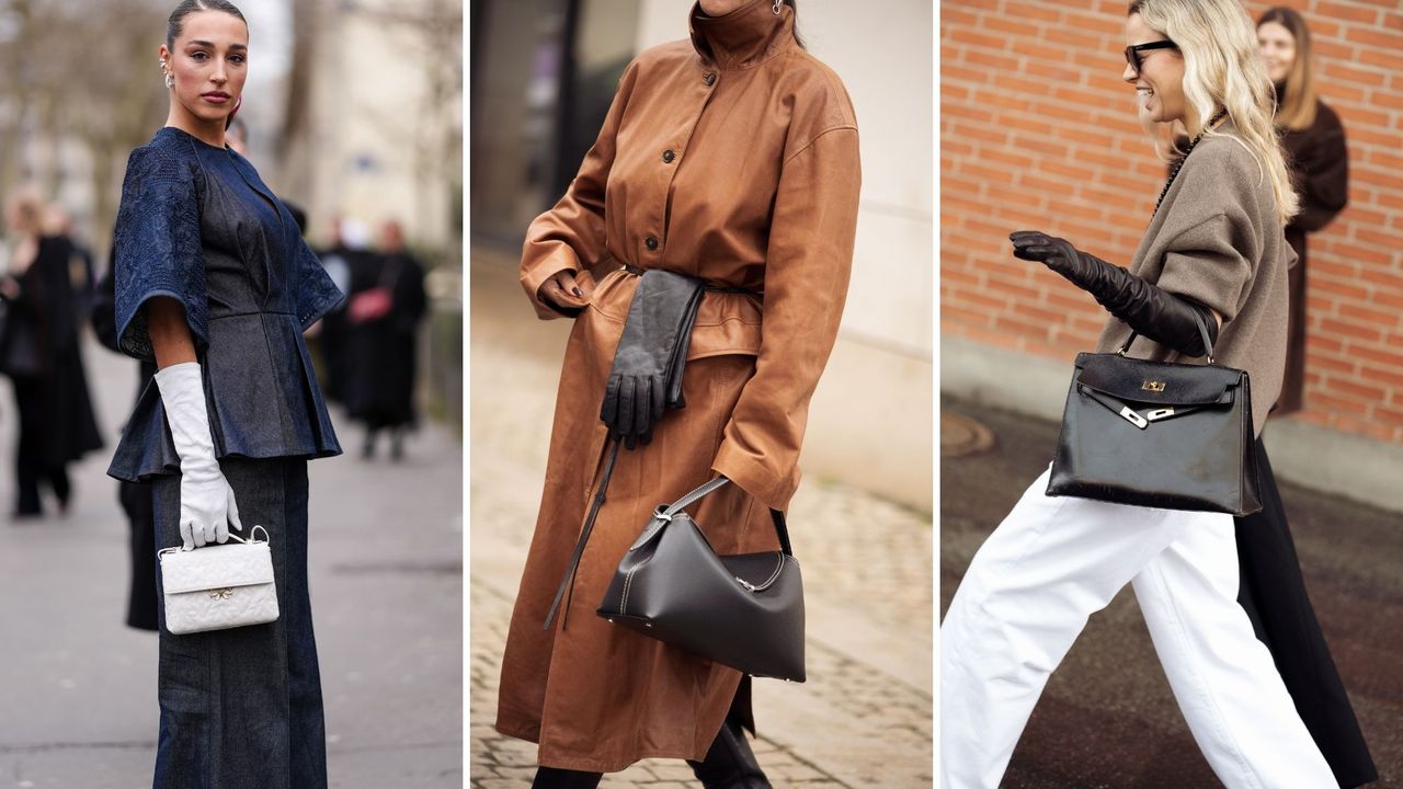 Leather gloves trend