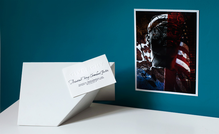 limited-edition print with its invitation packet