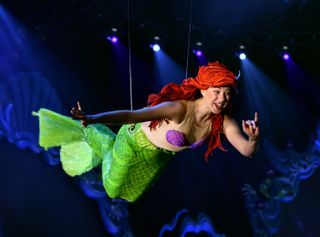 Disney Mermaid Ariel performer