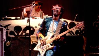 Bootsy Collins on 4/14/91 in Chicago,Il.