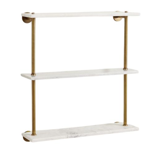 Pottery Barn, Linden Handcrafted Triple Shelf