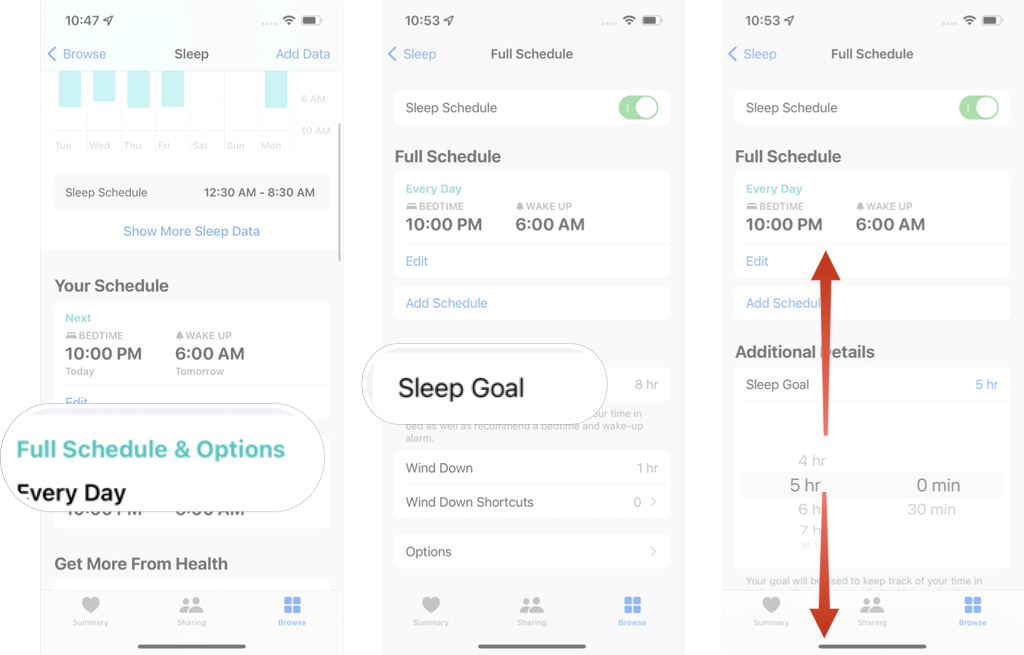 how-to-set-up-and-use-sleep-schedule-on-iphone-imore