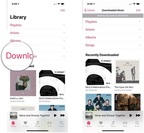 How to view, download, and delete music for offline use | iMore