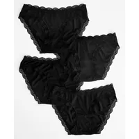 Stripe &amp; Stare Black Four Pack Knicker Box&nbsp;