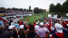 The 1st tee at the 2024 Solheim Cup
