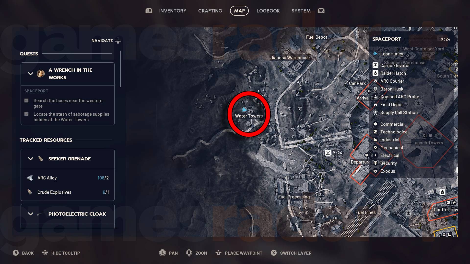 Arc Raiders wrench in the works sabotage supplies water towers