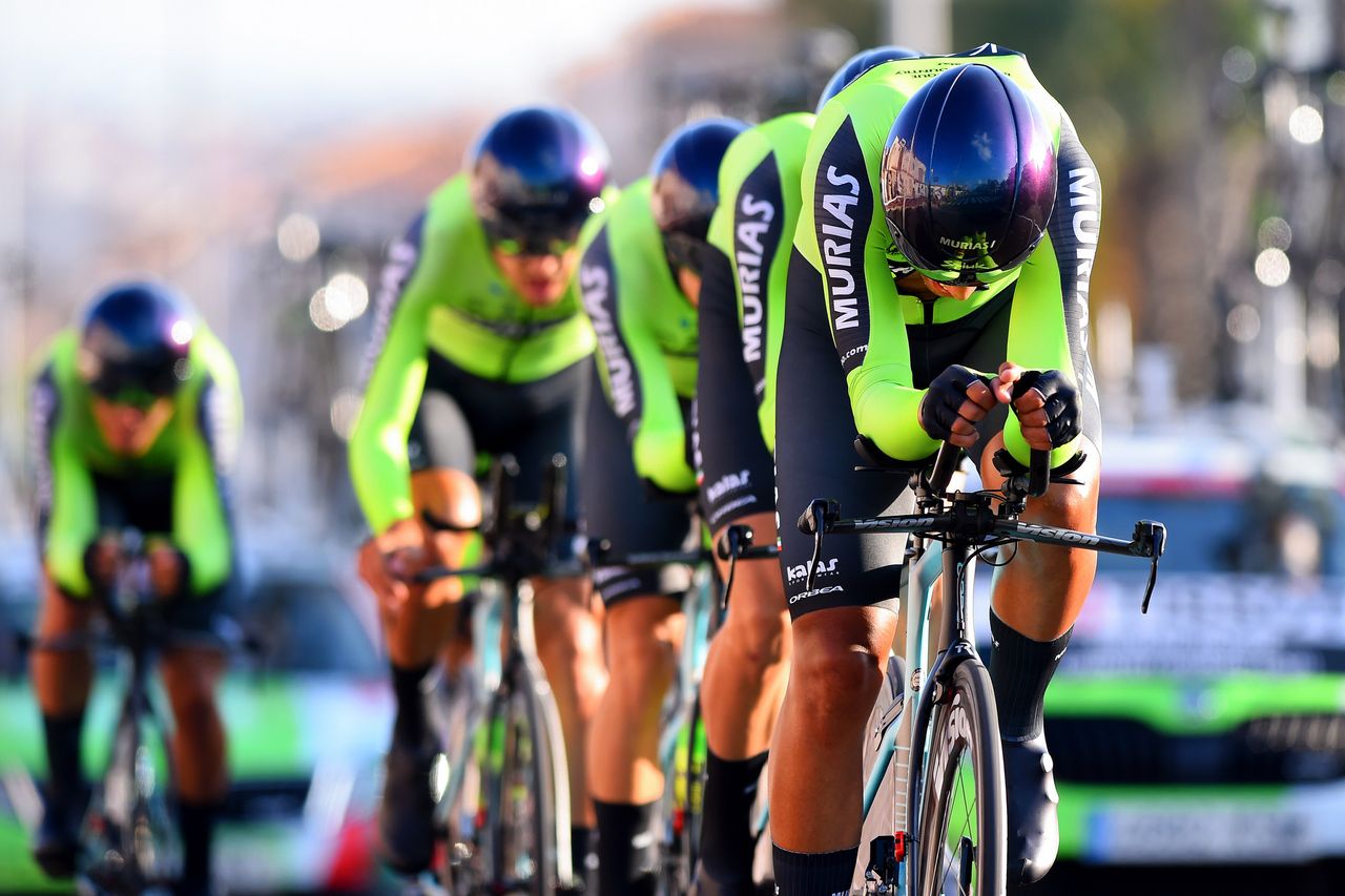 Euskadi - Murias in the 2019 Vuelta a Espana team time trial