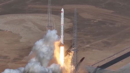 Galactic Energy's Pallas-1 rocket launches for the first time ever, on Aug. 31, 2026.