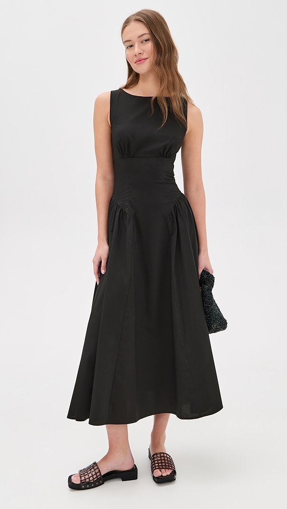 Staud Gwen Midi Dress