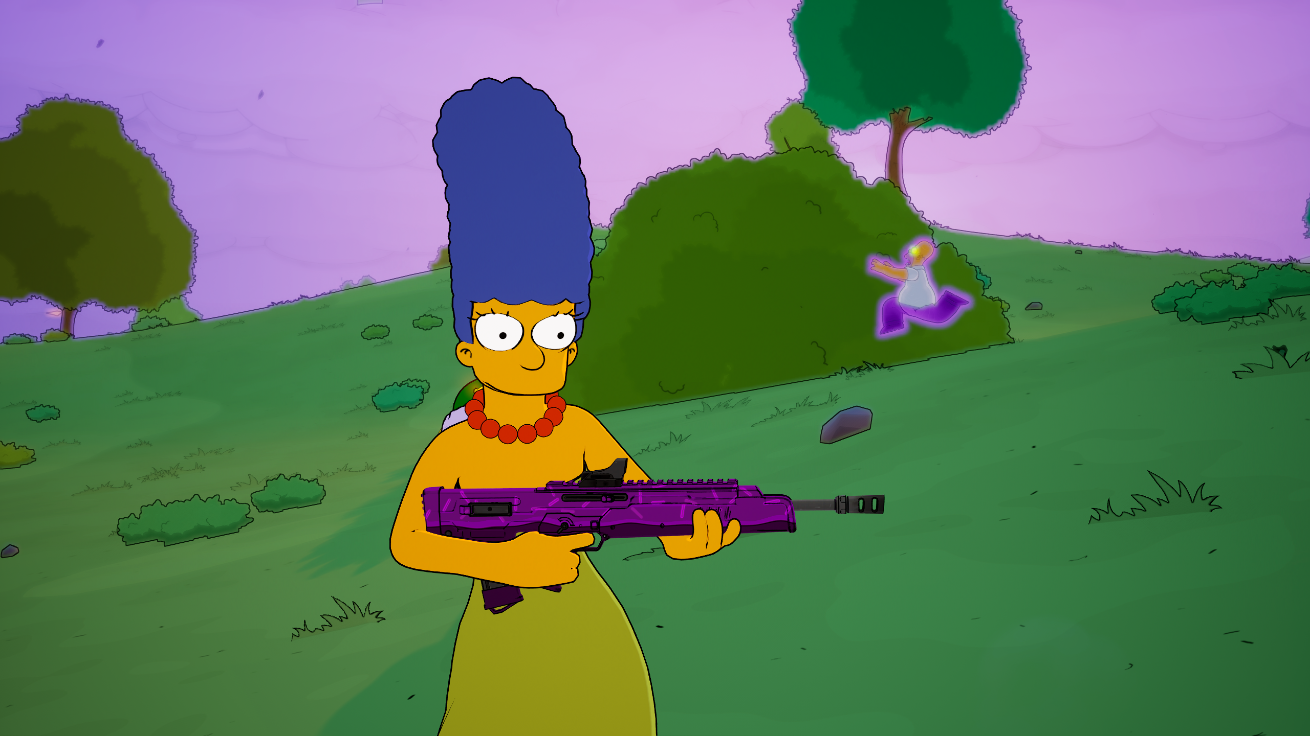 Fortnite best weapons and loadout for Simpsons mini season.