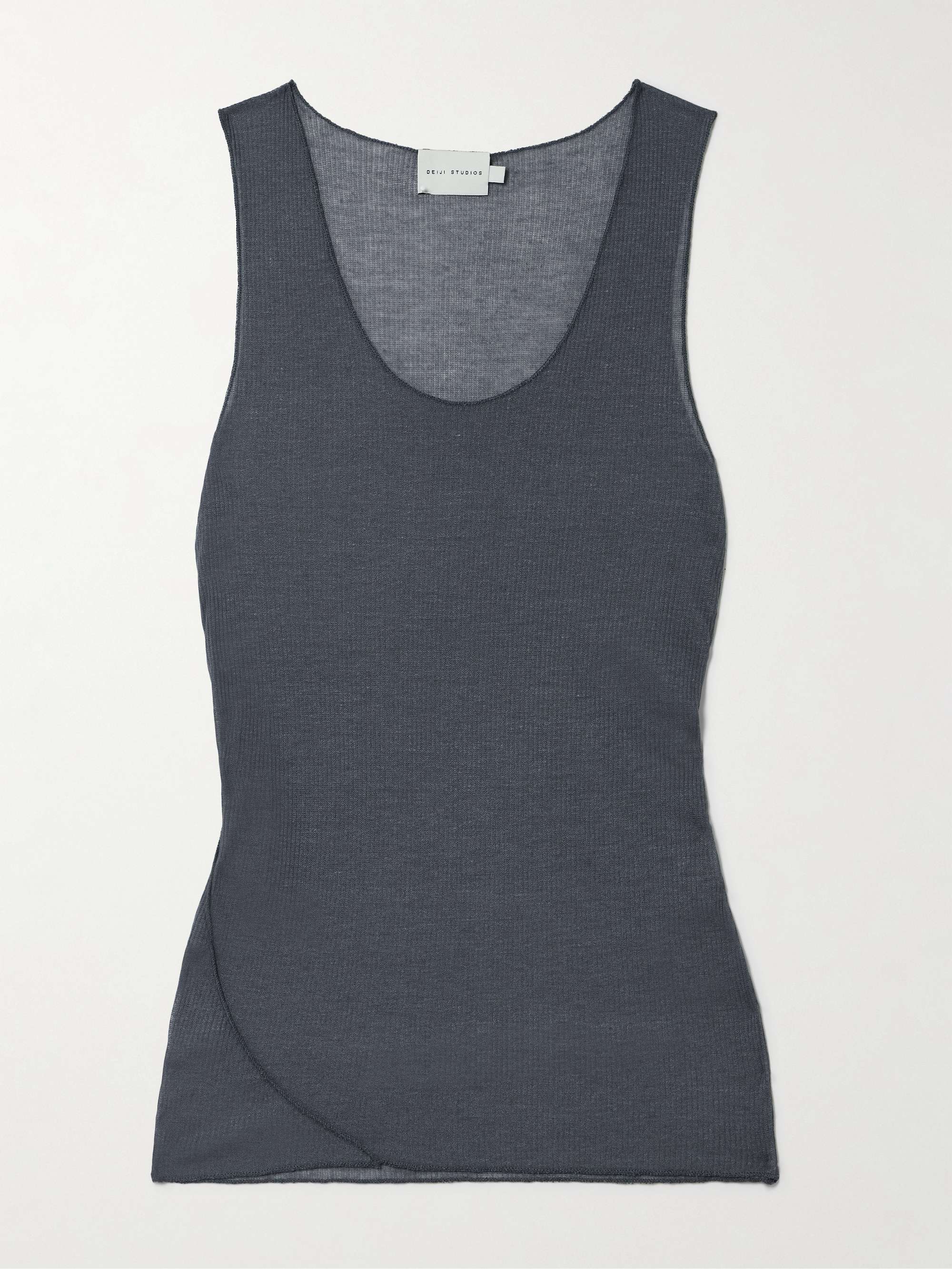 Ribbed-Knit Tank