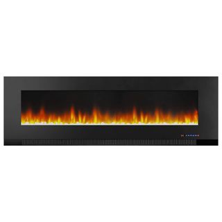 in wall electric fireplace