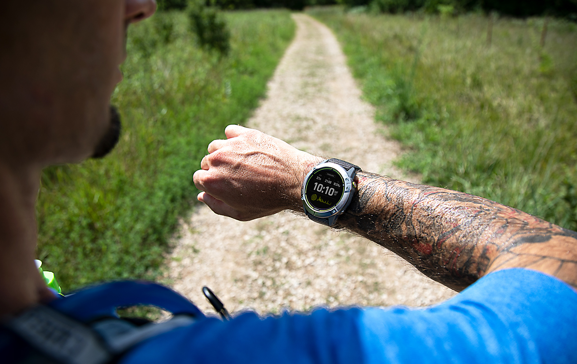 The Garmin Enduro is the best Garmin watch for ultramarathon runners