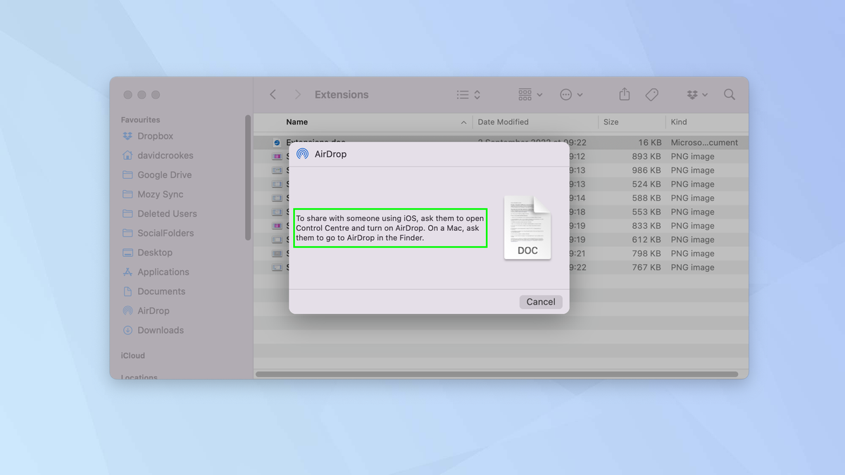 How To Use AirDrop On Mac | Tom's Guide