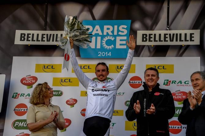While John Degenkolb lost the overall yellow jersey, he still leads the young rider classification at Paris-Nice