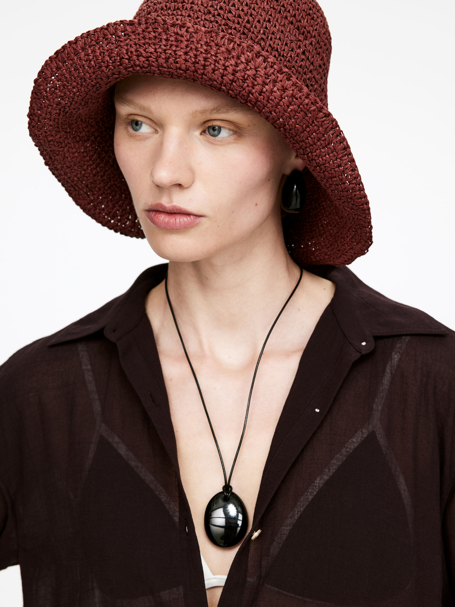 Straw Sun Hat – Brown – Women – Arket Gb
