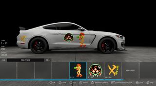 Forza Motorsport 6 mirrored decals