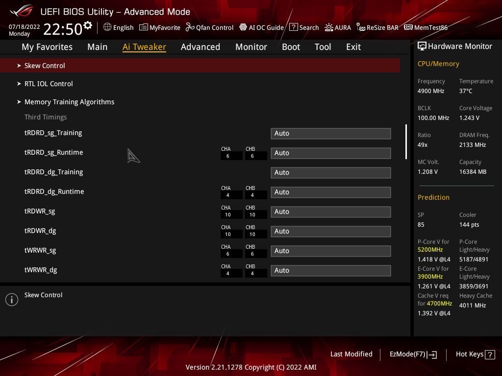 Asus ROG Strix Z690-A Gaming WIFI D4