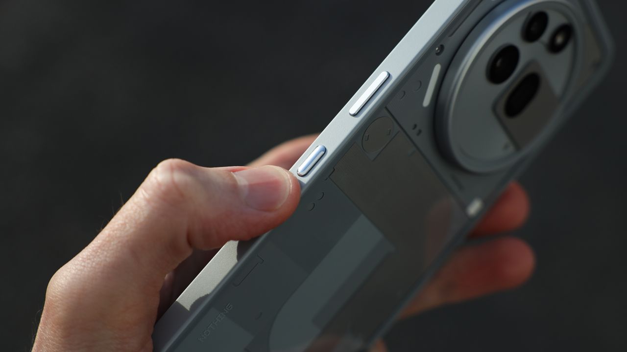 Nothing (3a) Pro phone's Essential Button
