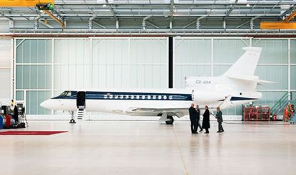 NetJets Falcon 7X, designed by the Pritzker Prize-winning architect Lord Foster