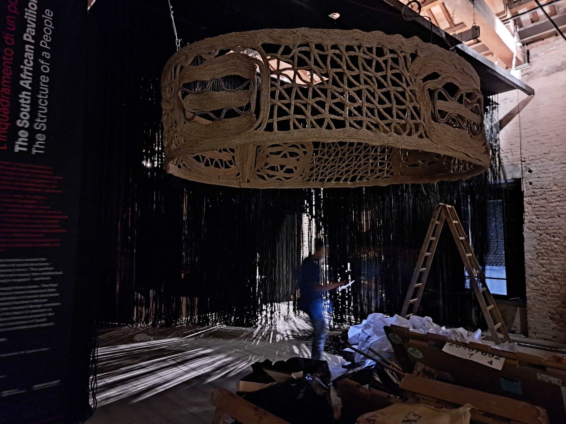 view of the south african pavilion at venice architecture biennale 2023