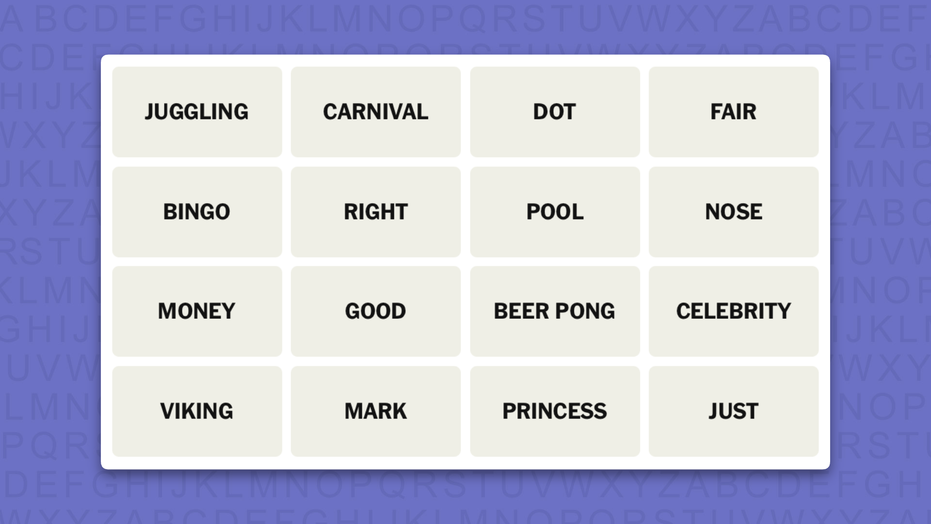 NYT Connections hints for game 1145 on a purple background