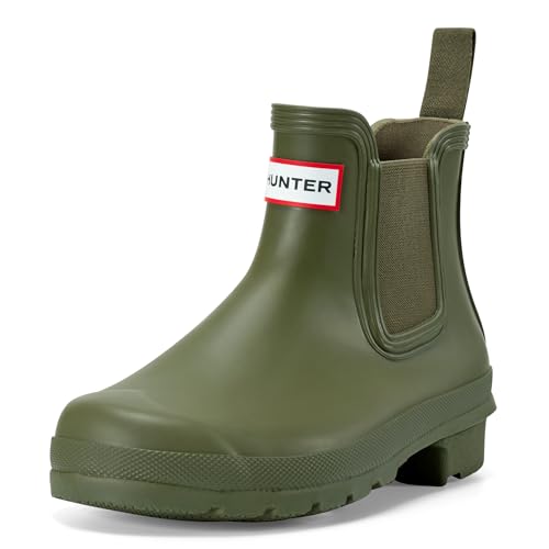 Hunter Women&#039;s Original Chelsea Boots, Olive Leaf, 10