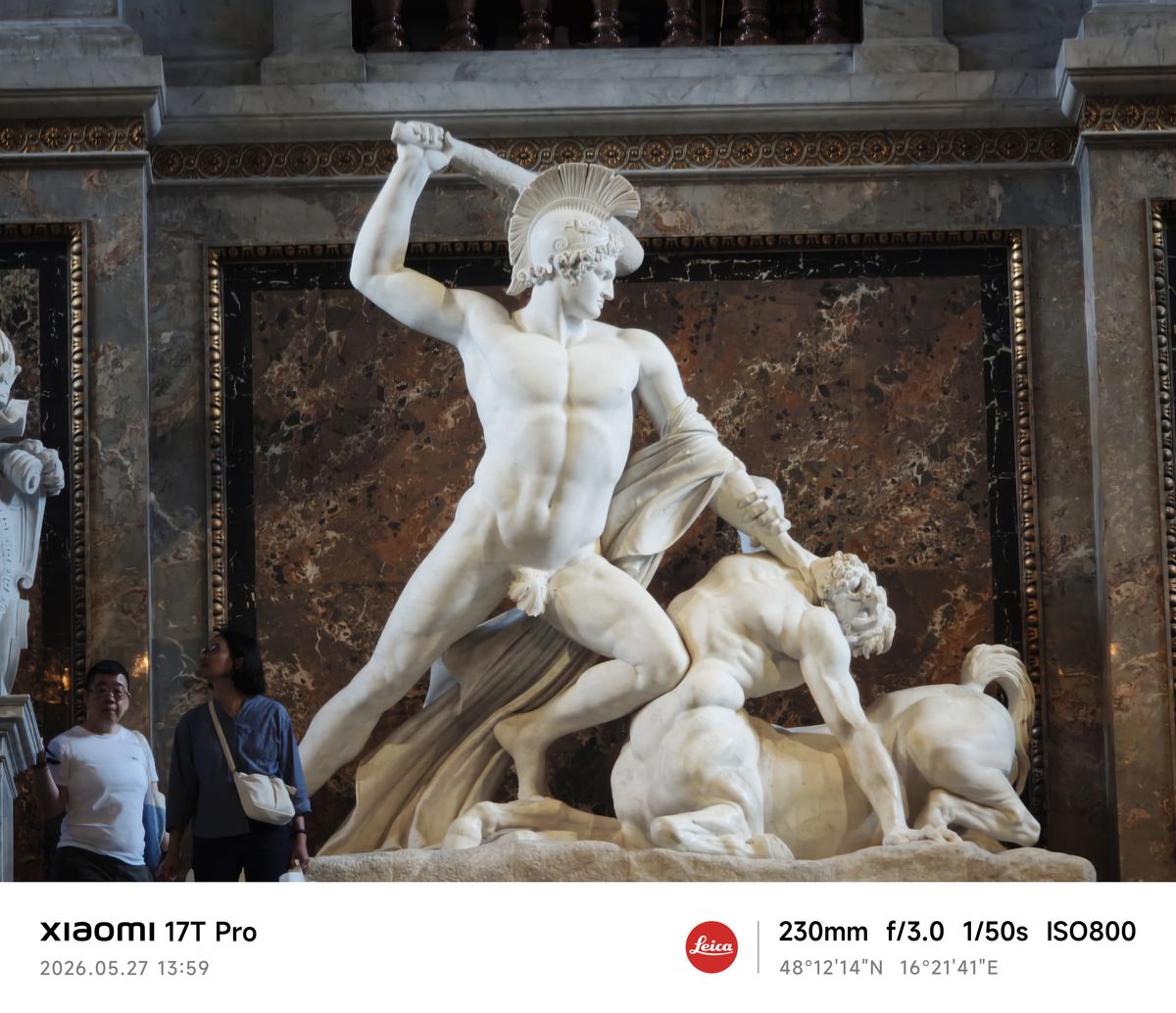 Theseus Defeats the Centaur at the Kunsthistorisches Museum