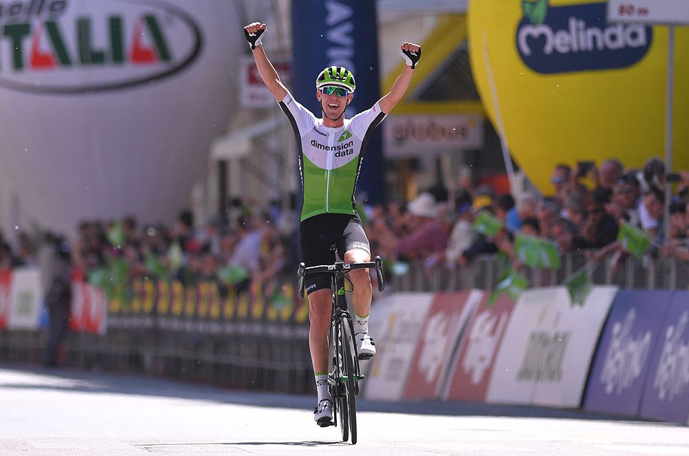 Ben O'Connor (Dimension Data) wins stage 3 at Tour of the Alps