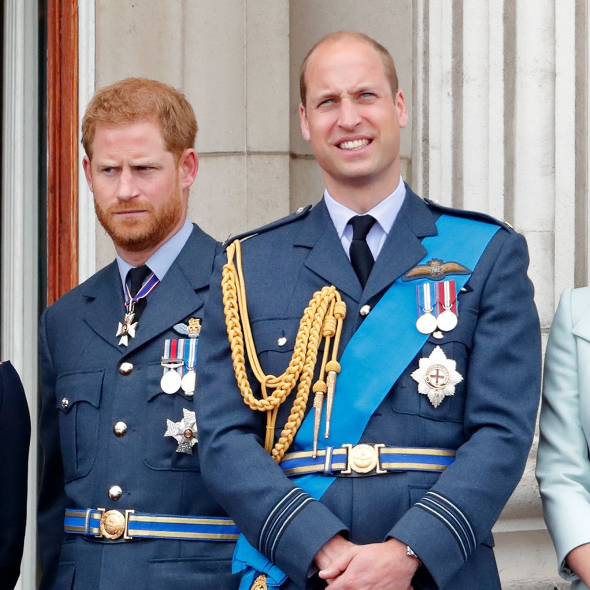 The Duke and Duchess of Sussex and the Prince and Princess of Wales mark the centenary of the RAF