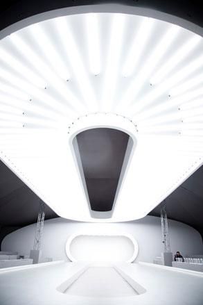 White futuristic room