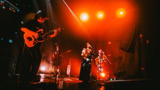 Chinese Football performing on stage