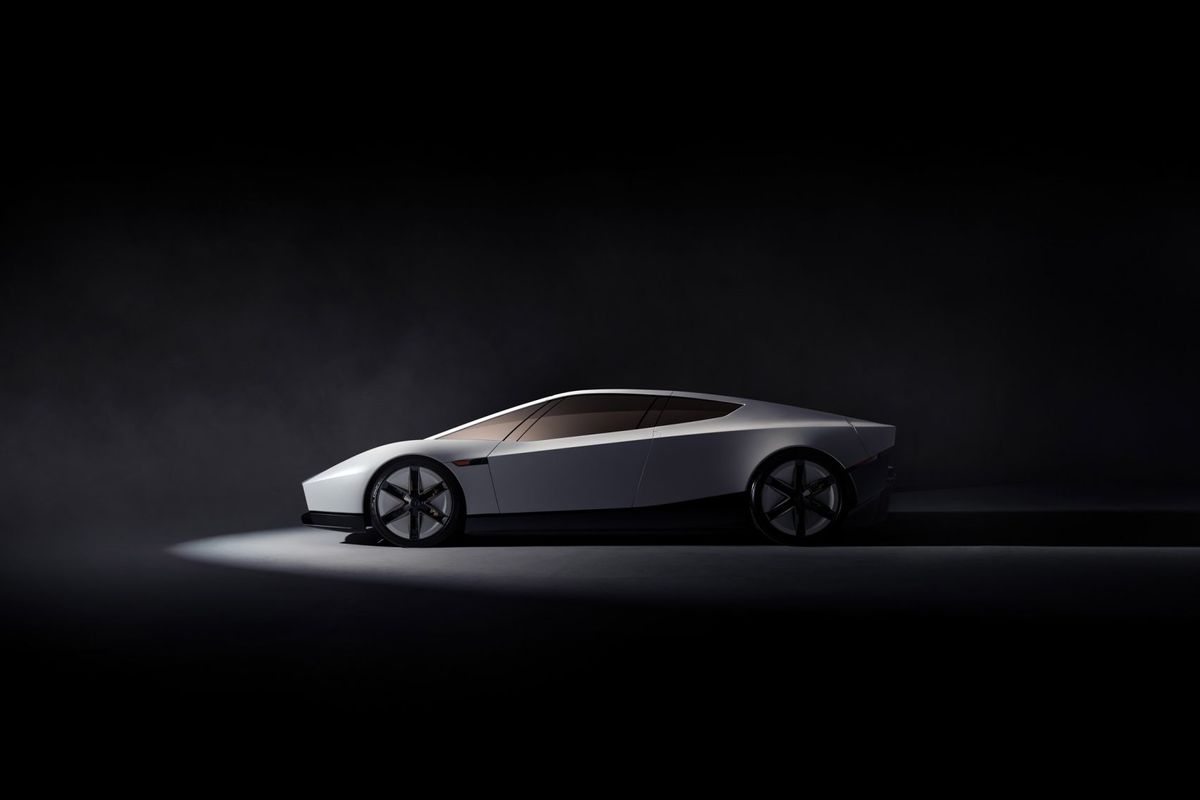 Tesla flying car Roadster