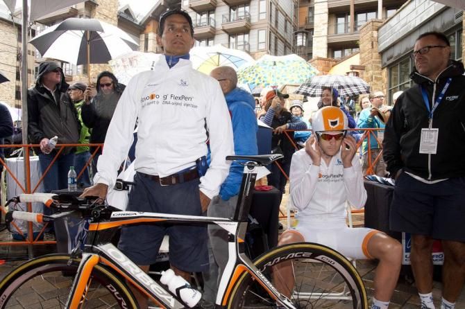 Aaron Perry (Novo Nordisk) gets ready to roll out