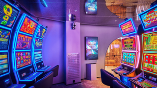Slot machines at Casino Tampere using Genelec solutions for responsible gaming.