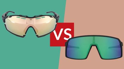 Oakley Sutro vs Rudy Project Cutline cycling sunglasses