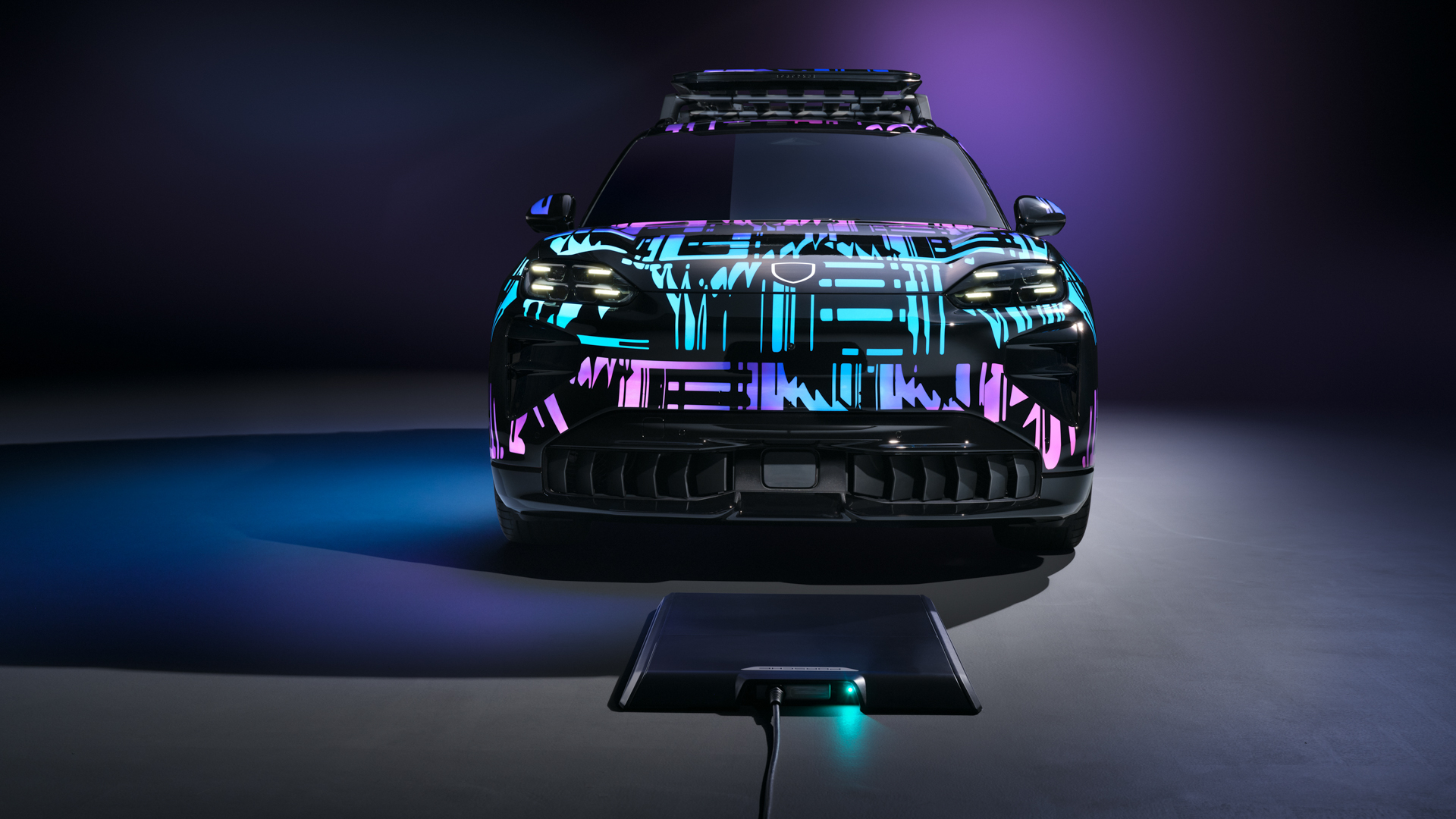 Porsche Cayenne EV wireless charger