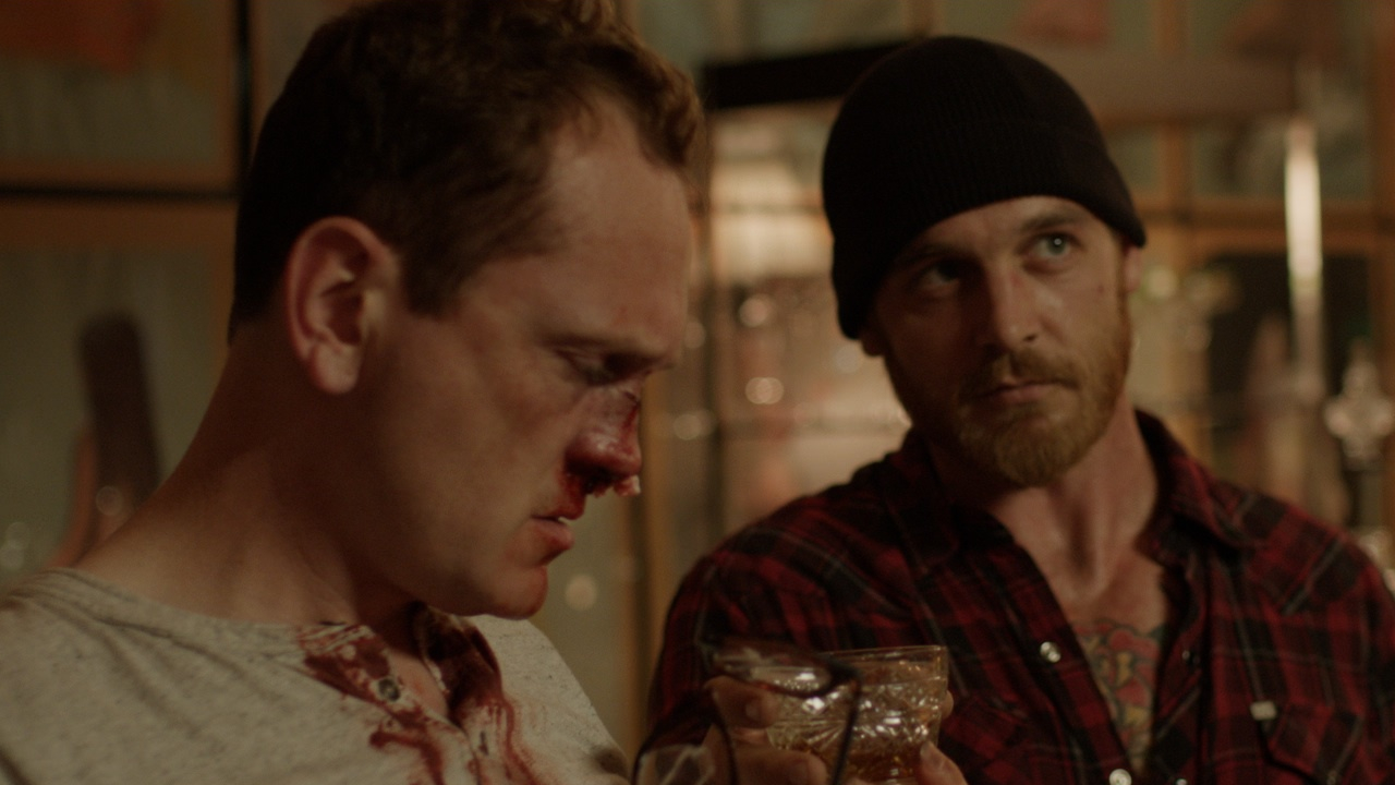 Pat Healy and Ethan Embry in the thriller Cheap