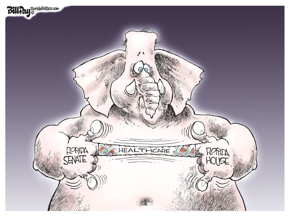 Political cartoon Florida health care | The Week