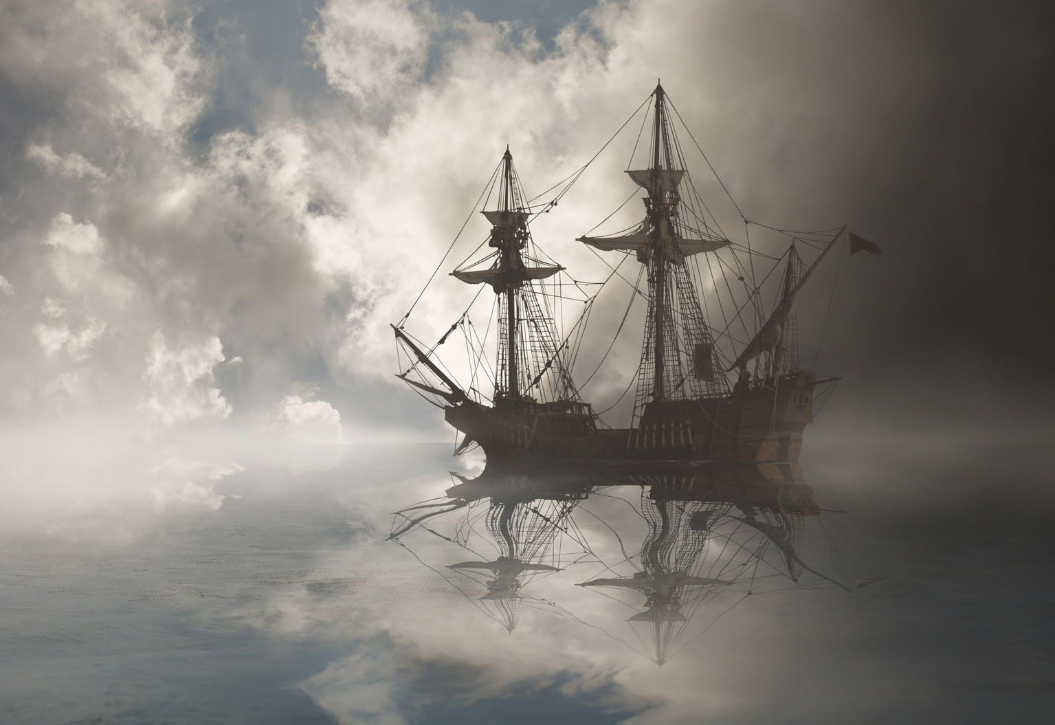 A pirate ship