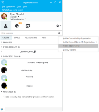 skype create groups