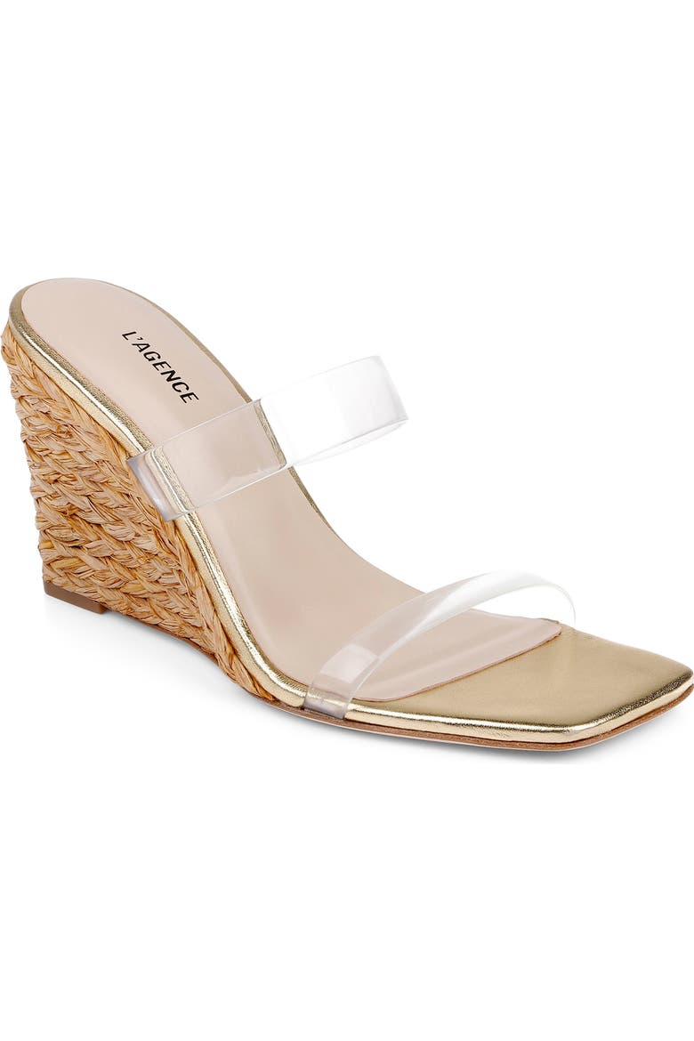 Farrell Espadrille Wedge Slide Sandal