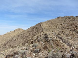 The many rock layers of Death Valley