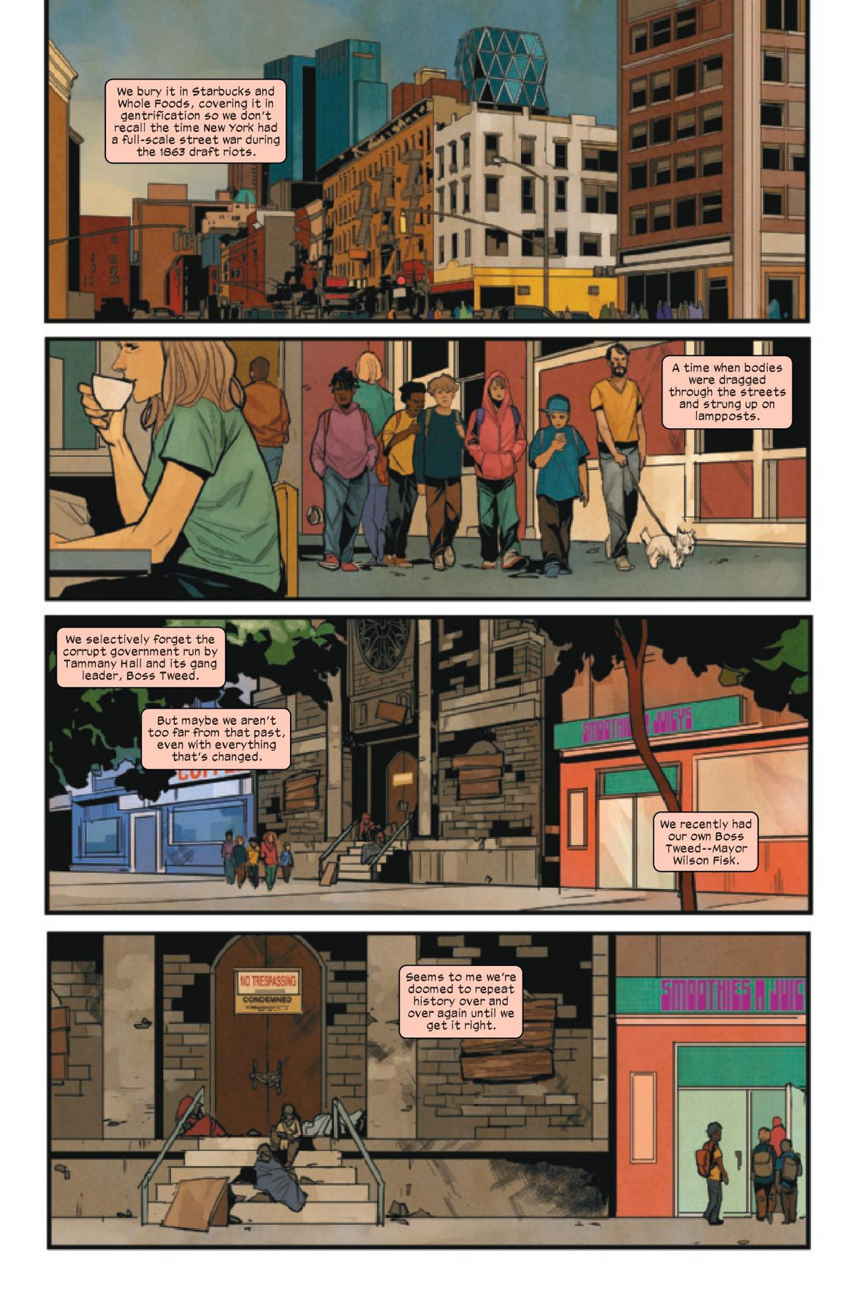 Pages from Daredevil &amp; Echo #1.
