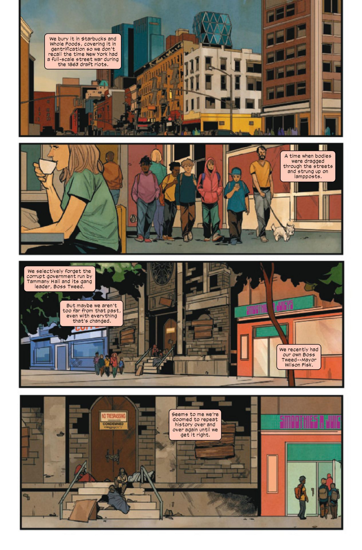 Pages from Daredevil &amp; Echo #1.