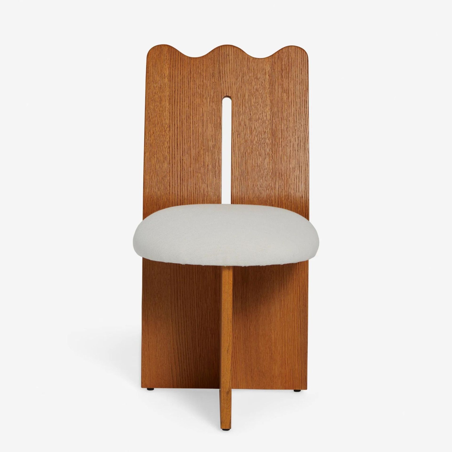 lulu and georgia wood wavy chair