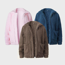Clothing, Outerwear, Woolen, Sleeve, Fur, Sweater, Hood, Textile, Wool, Jacket, 